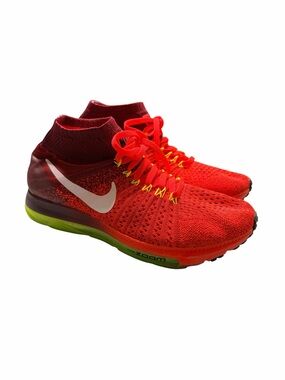 Nike Zoom All Out Flyknit Bright Crimson Red Running Shoes Women’s Size 7
